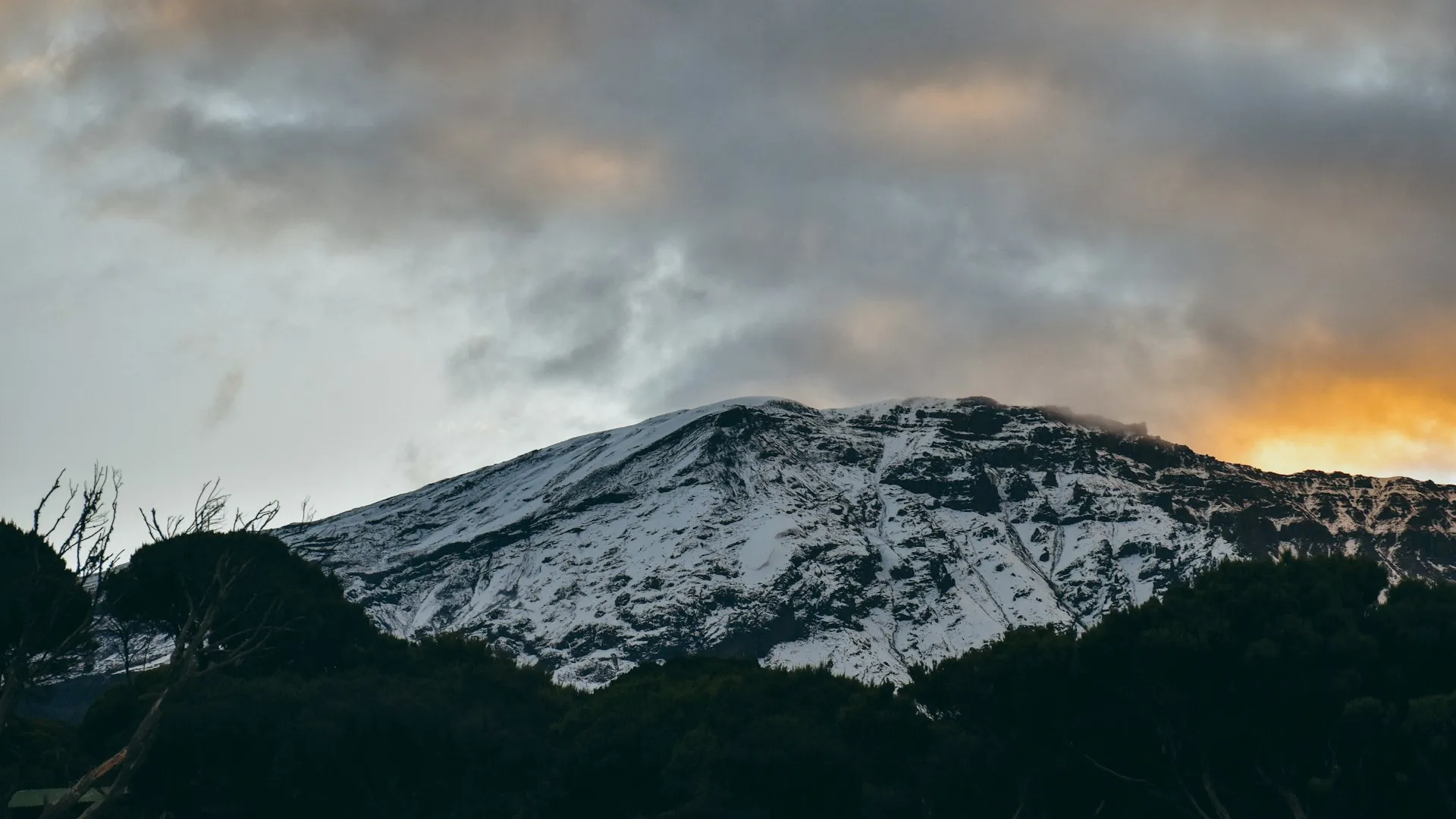 Mountain trail scenery background